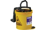 Mop Bucket 15L Yellow Oates