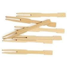 Bamboo Oyster Cocktail Forks 90mm (carton 10,000)