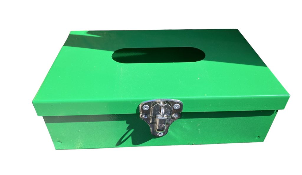 Glove Dispenser Metal Green - KC Supplies